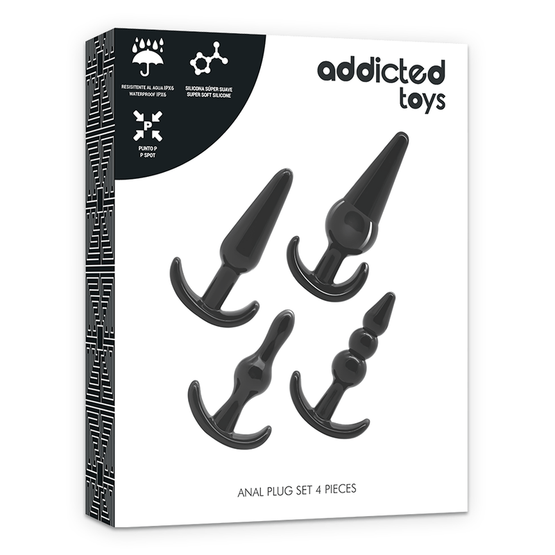 ADDICTED TOYS - CONJUNTO 4 PLUGS ANAIS - Toys "n" Us