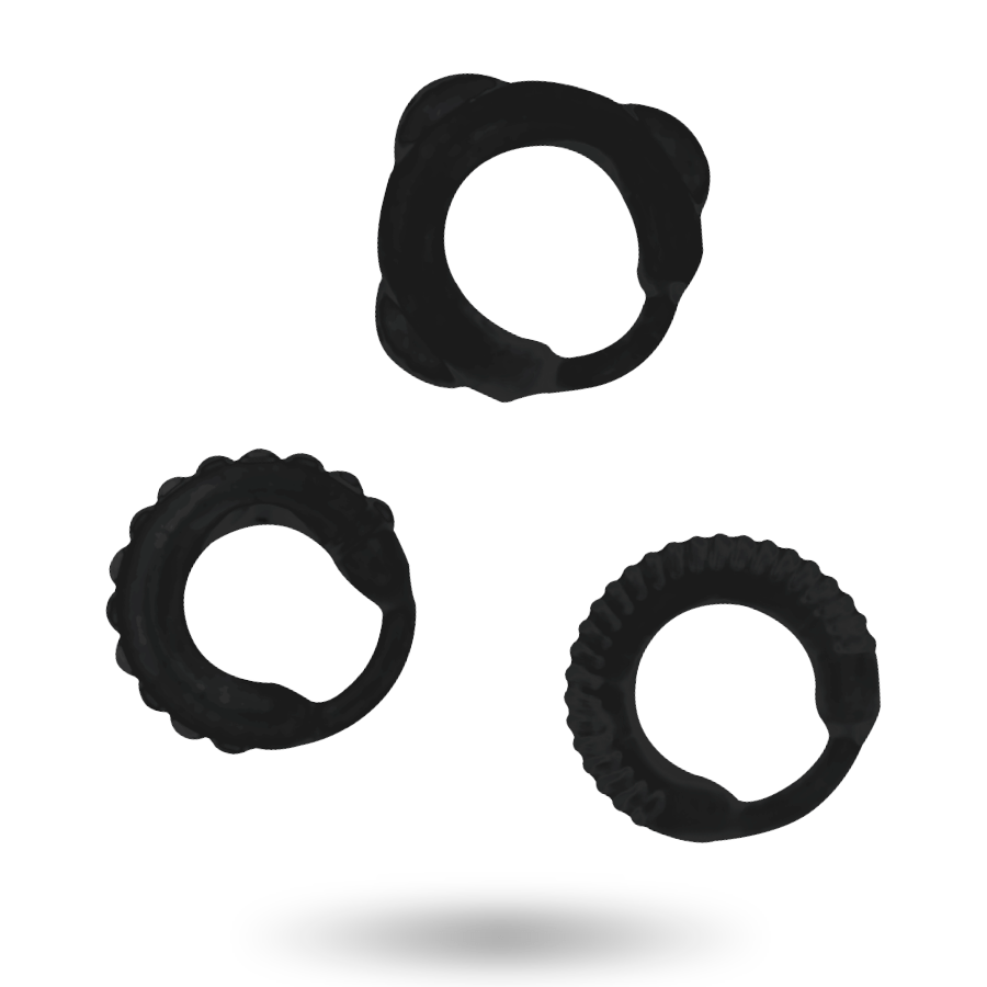 ADDICTED TOYS - CONJUNTO DE ANEL C - PRETO - Toys "n" Us