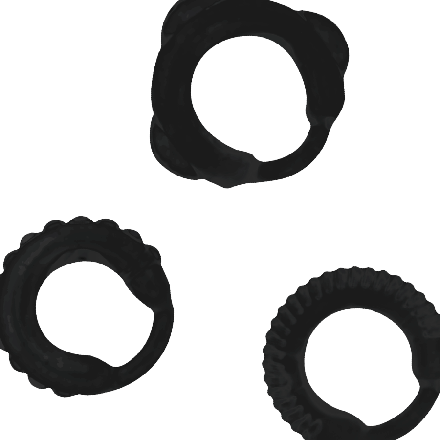 ADDICTED TOYS - CONJUNTO DE ANEL C - PRETO - Toys "n" Us