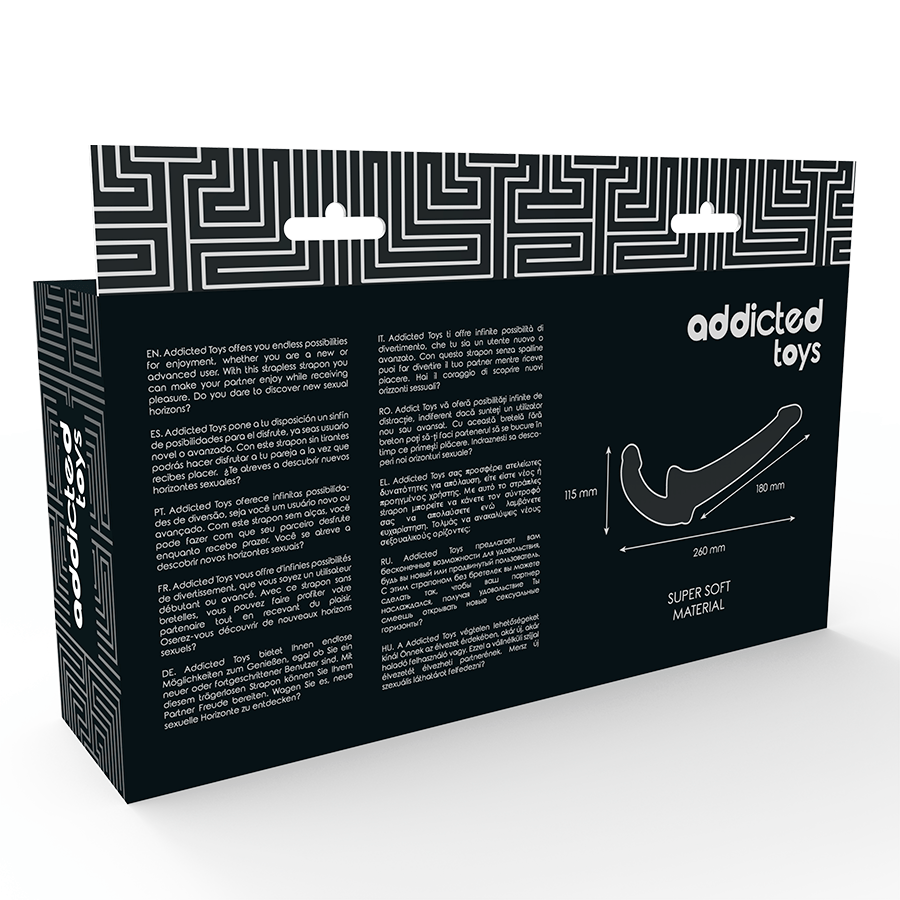ADDICTED TOYS - DILDO COM RNA S SEM SUJEITO PRETO - Toys "n" Us