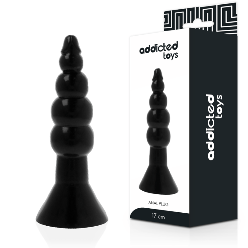 ADDICTED TOYS - PLUG ANAL 17 CM PRETO - Toys "n" Us