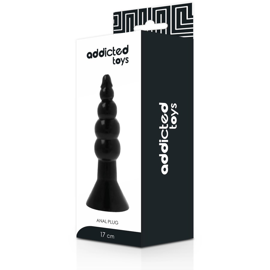 ADDICTED TOYS - PLUG ANAL 17 CM PRETO - Toys "n" Us