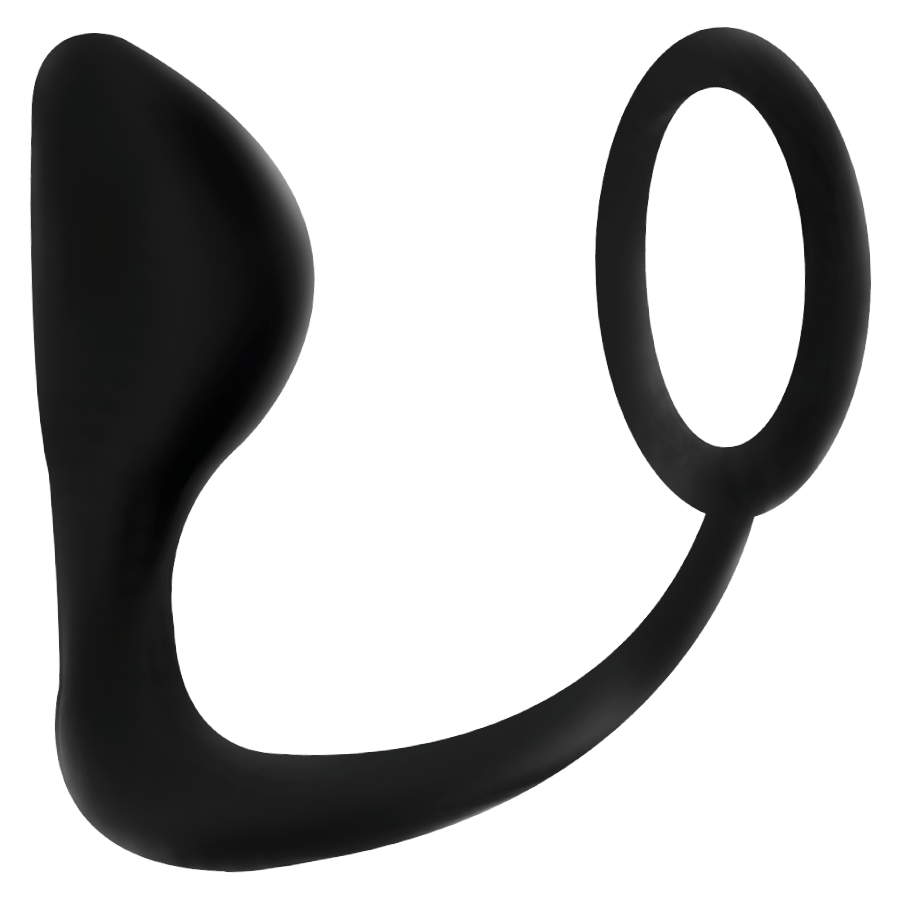 ADDICTED TOYS - PLUG ANAL COM ANEL DE PÊNIS PRETO - Toys "n" Us