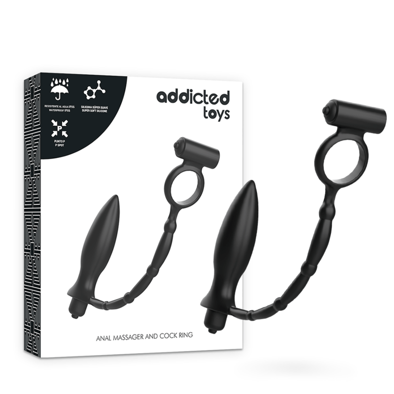 ADDICTED TOYS - PLUG ANAL COM ANEL VIBRATÓRIO - Toys "n" Us