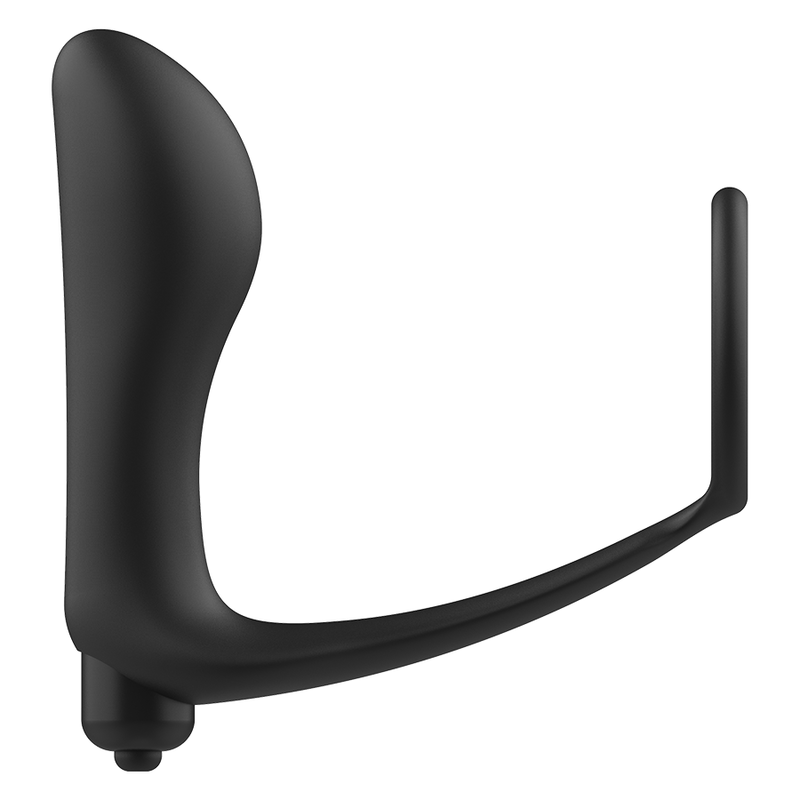 ADDICTED TOYS - PLUG ANAL VIBRATÓRIO COM ANEL PARA PÊNIS - Toys "n" Us
