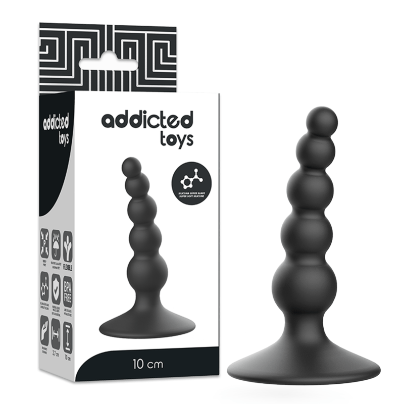 ADDICTED TOYS - PLUG SEXUAL ANAL 10 CM PRETO - Toys "n" Us