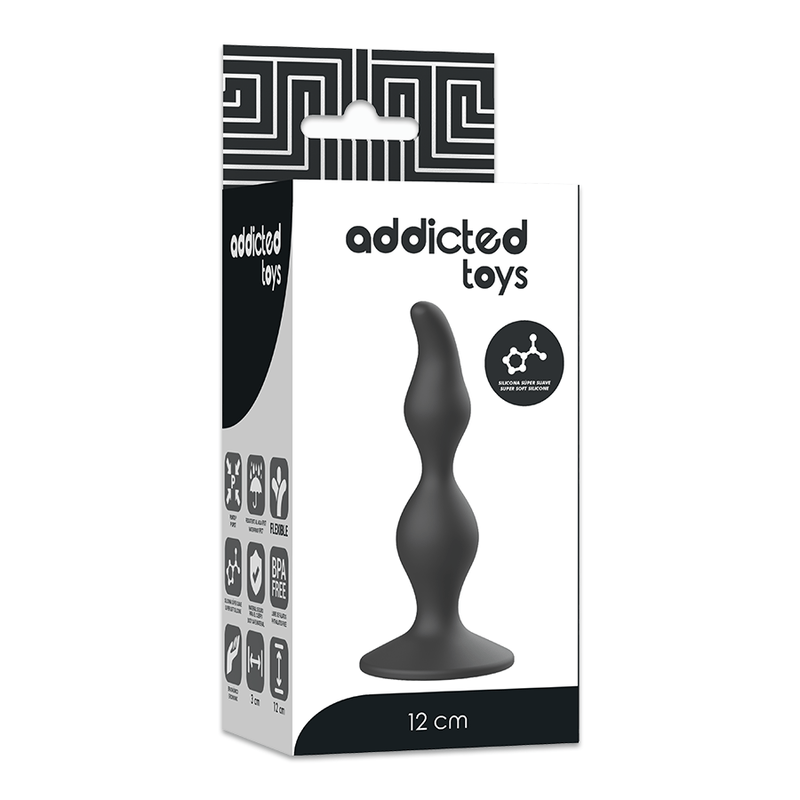 ADDICTED TOYS - PLUG SEXUAL ANAL 12 CM PRETO - Toys "n" Us