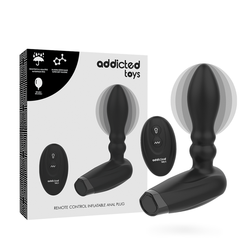 ADDICTED TOYS - PLUGUE DE CONTROLE REMOTO INFLVEL - 10 MODOS DE VIBRAO - Toys "n" Us