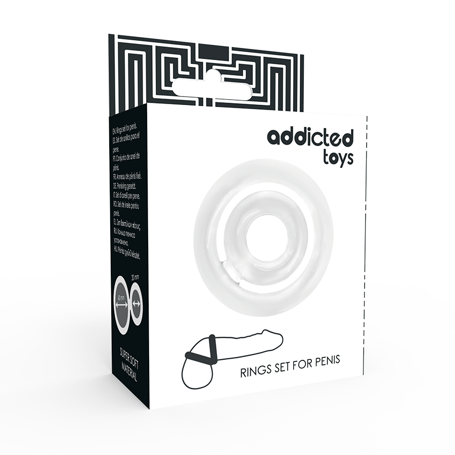 ADDICTED TOYS - POTENZ - C - RING PÊNIS TRANSPARENTE - Toys "n" Us