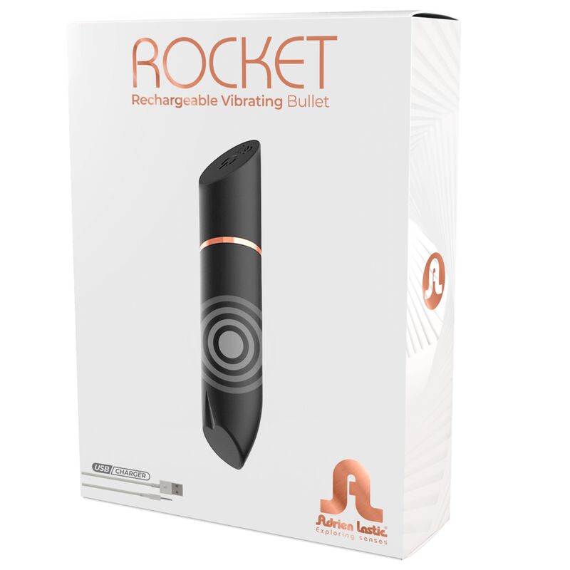 ADRIEN LASTIC - BALA RECARREGÁVEL PRETA ROCKET - Toys "n" Us