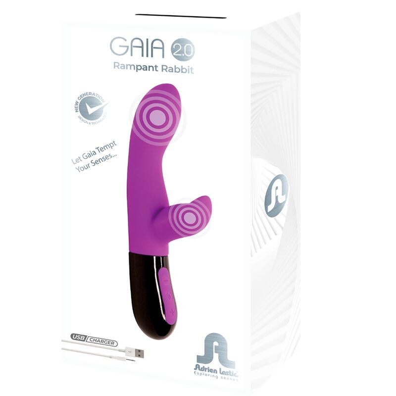 ADRIEN LASTIC - GAIA 2.0 RABBIT VIBRATOR VIOLET - Toys "n" Us