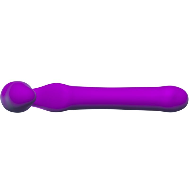 ADRIEN LASTIC - QUEENS STRAP - ON FLEXÍVEL VIOLETA TAMANHO M - Toys "n" Us