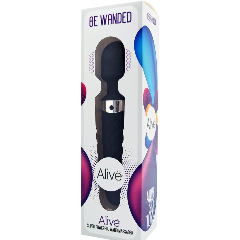 ALIVE - BE WANDED VIBRADOR MASSAGER PRETO - Toys "n" Us
