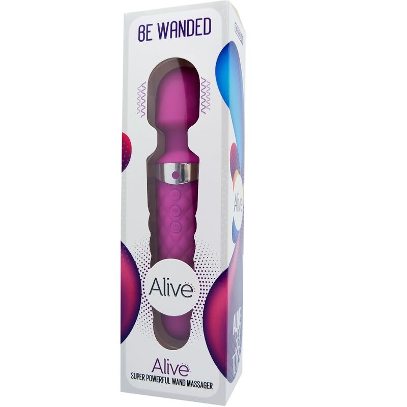ALIVE - BE WANDED VIBRADOR MASSAGER ROXO - Toys "n" Us