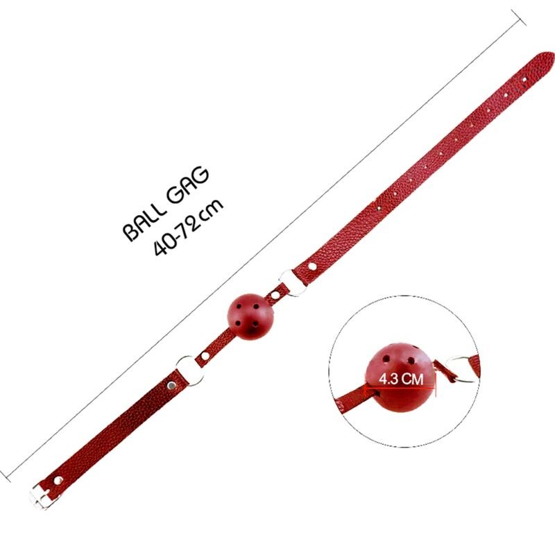 ALIVE - DISCRETION GAG RESPIRÁVEL VERMELHO - Toys "n" Us