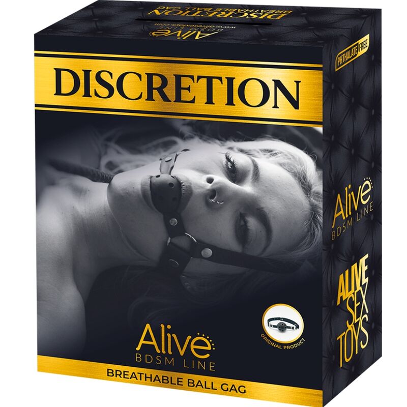 ALIVE - DISCRETION GAG RESPIRÁVEL VERMELHO - Toys "n" Us