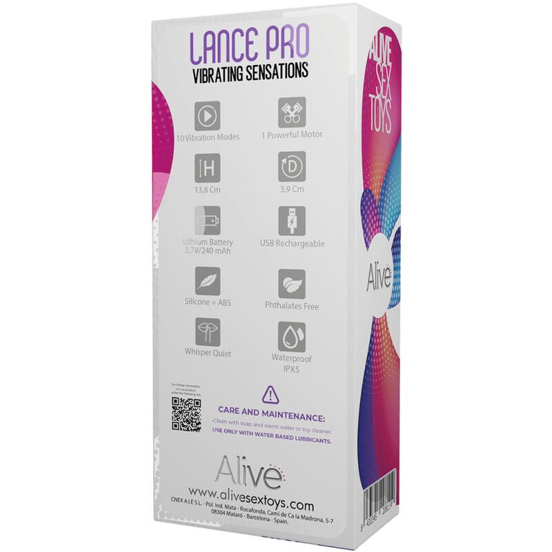 ALIVE - ESTIMULADOR ANAL LANCE PRO ROSA - Toys "n" Us