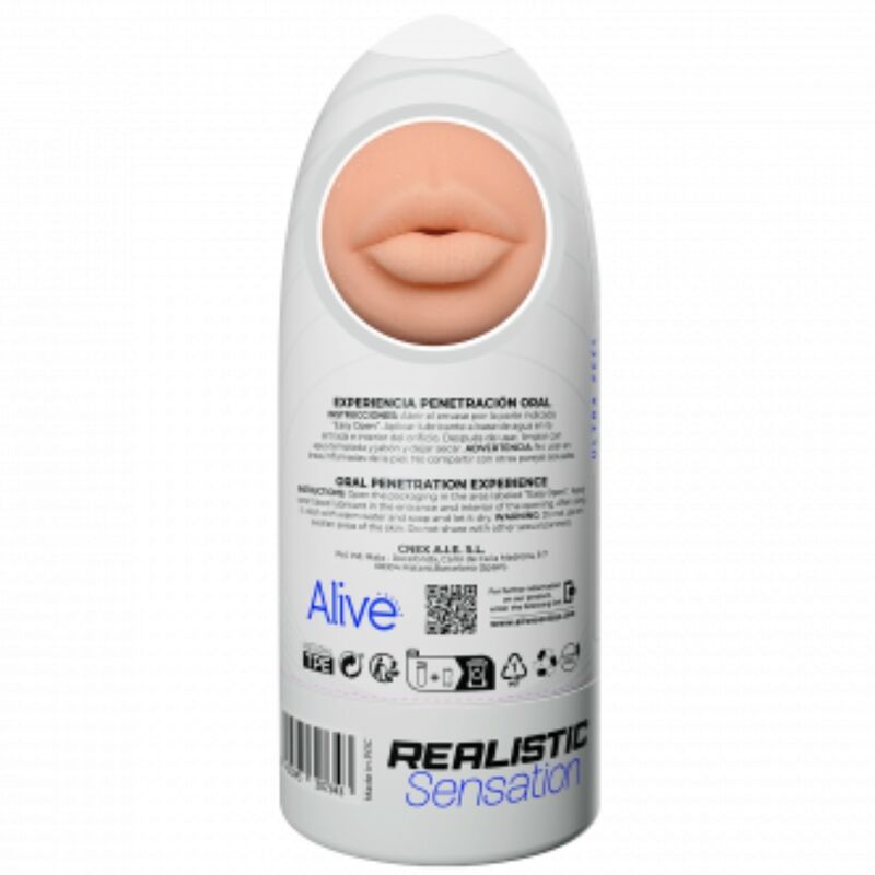 ALIVE - FLEX MASTURBADOR MASCULINO ORAL TAMANHO M - Toys "n" Us