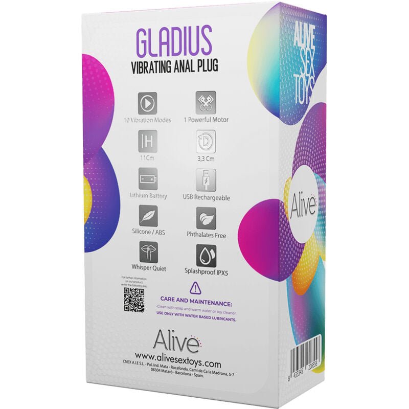 ALIVE - GLADIUS ANAL VIBRATOR PLUG - Toys "n" Us