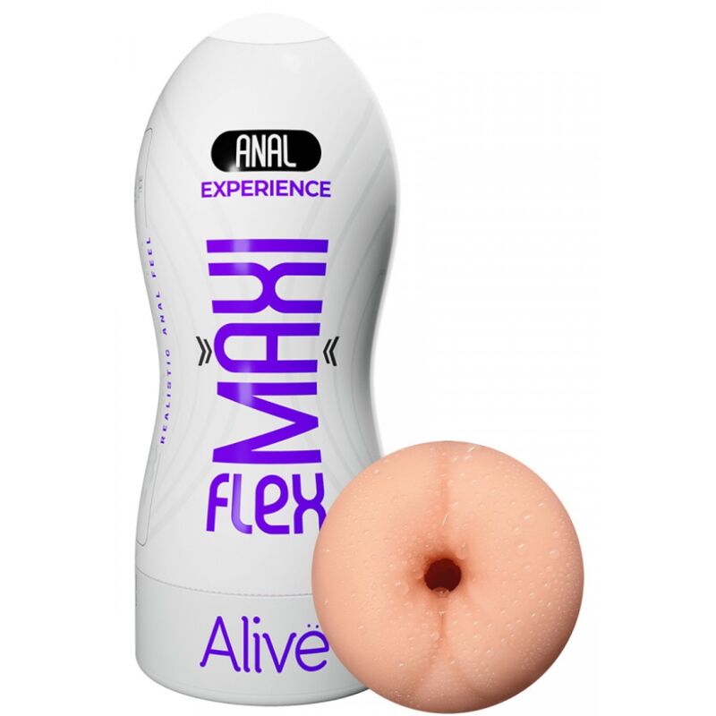 ALIVE - MAXI FLEX MASTURBADOR MASCULINO ANAL TAMANHO L - Toys "n" Us