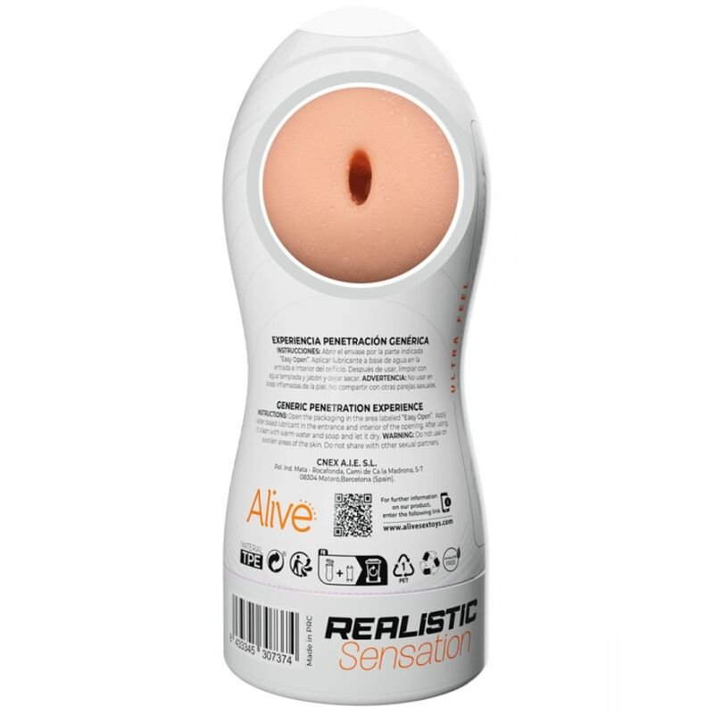 ALIVE - MAXI FLEX MASTURBADOR MASCULINO GENÉRICO TAMANHO L - Toys "n" Us