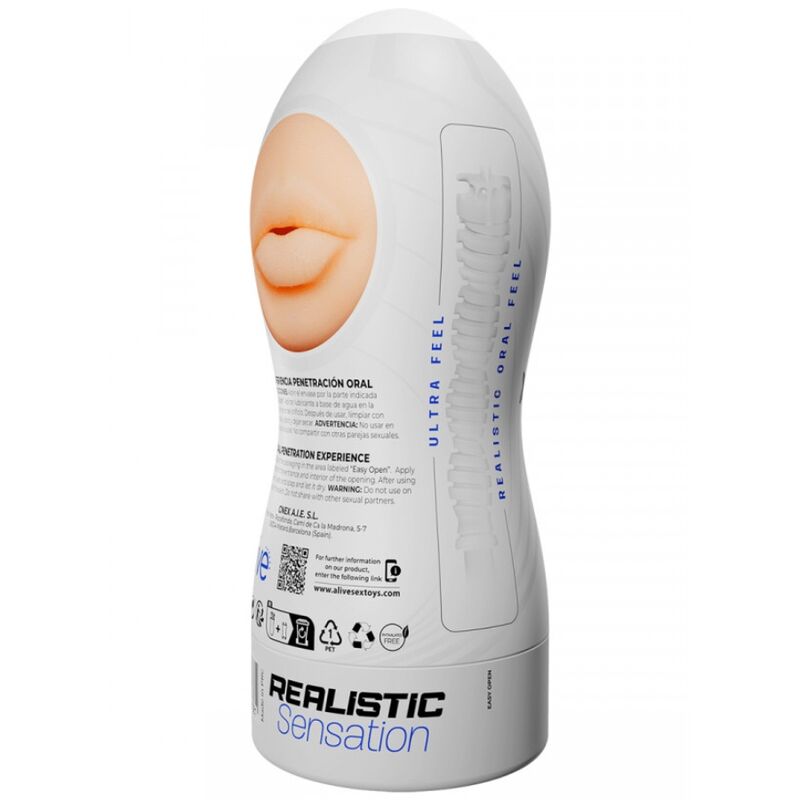 ALIVE - MAXI FLEX MASTURBADOR MASCULINO ORAL TAMANHO L - Toys "n" Us