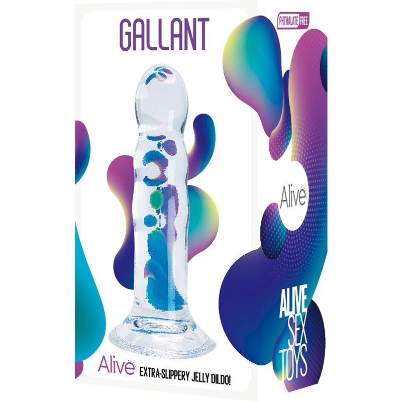 ALIVE - PÊNIS REALISTA GALANTE TRANSPARENTE 14 CM - Toys "n" Us