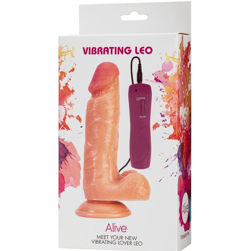 ALIVE - VIBRADOR DE PÊNIS LEO REALÍSTICO 17 CM - Toys "n" Us
