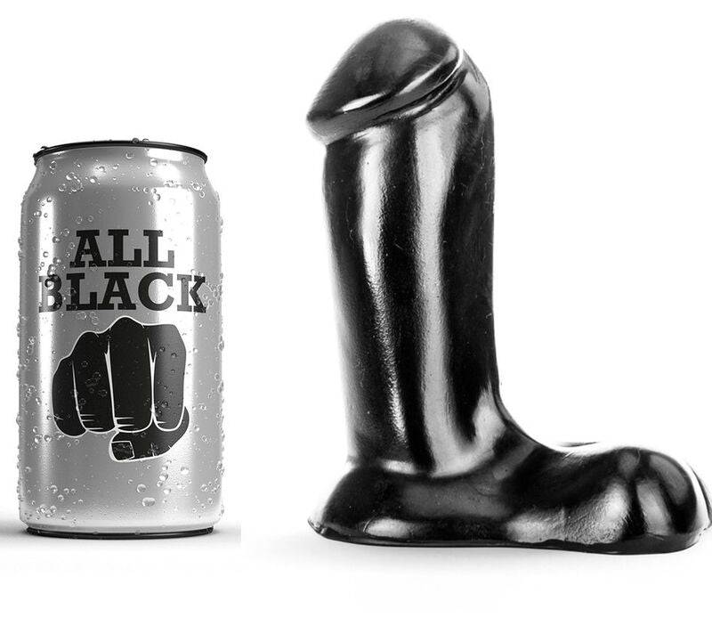 ALL BLACK - DILDO REALÍSTICO 14 CM - Toys "n" Us