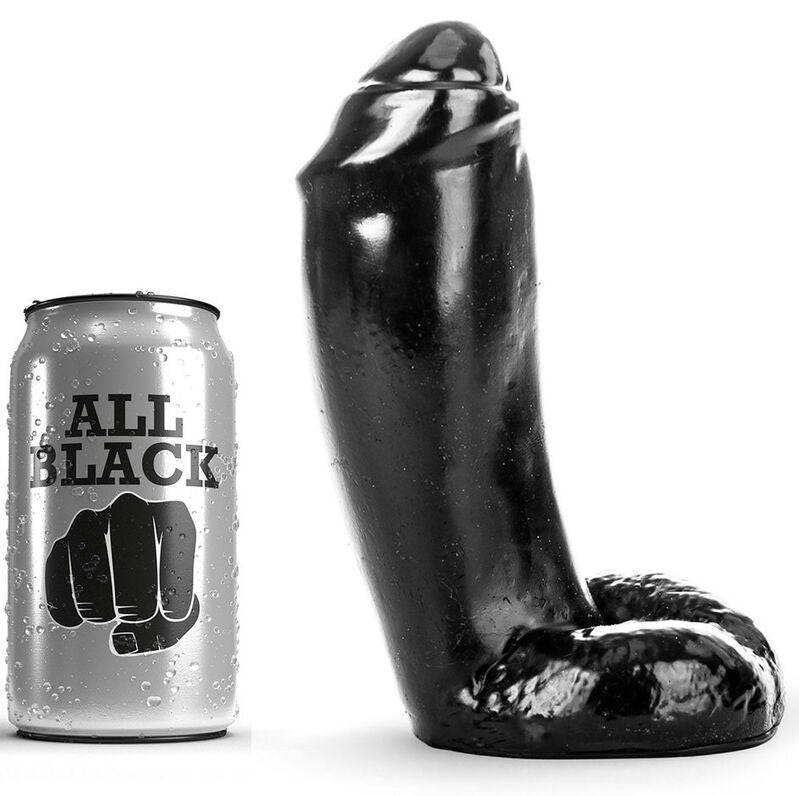 ALL BLACK - DILDO REALÍSTICO 18 CM - Toys "n" Us