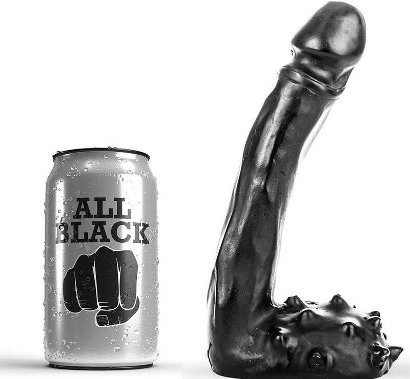 ALL BLACK - DILDO REALÍSTICO 19 CM - Toys "n" Us
