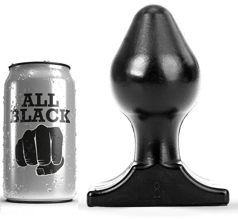 ALL BLACK - PLUG ANAL 16X8 CM - Toys "n" Us