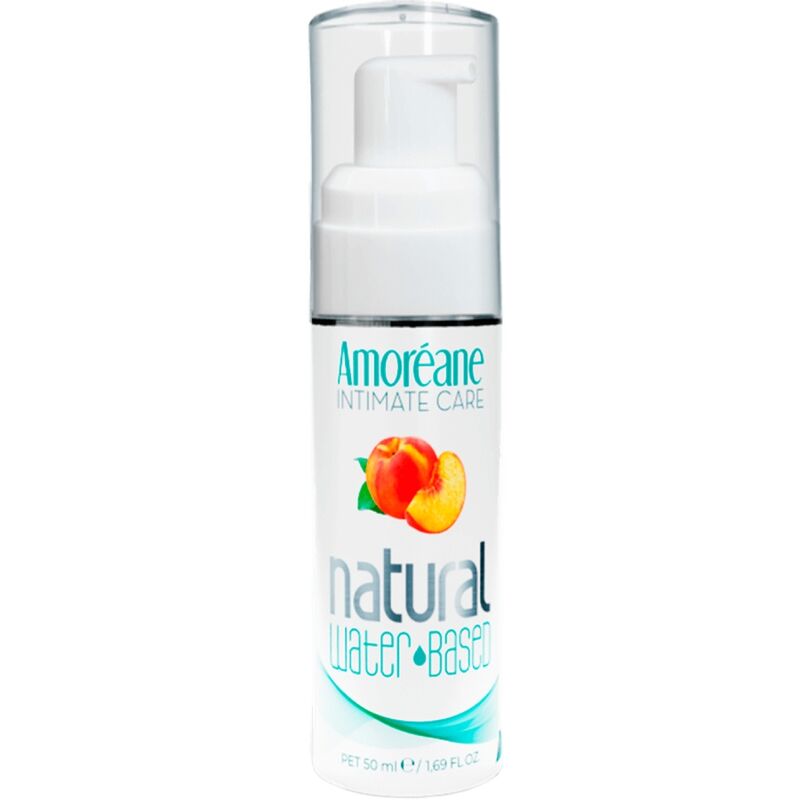 AMOREANE - LUBRIFICANTE À BASE DE ÁGUA PÊSSEGO 50 ML - Toys "n" Us