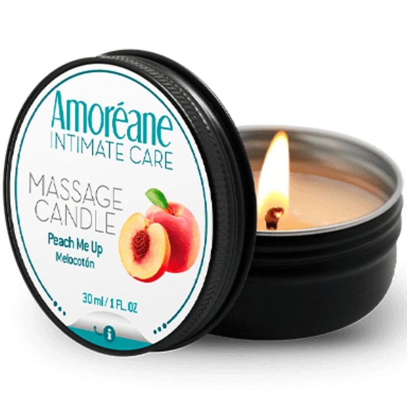 AMOREANE - VELA DE MASSAGEM PÊSSEGO 30 ML - Toys "n" Us