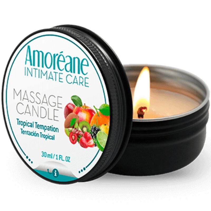 AMOREANE - VELA DE MASSAGEM TENTAÇÃO TROPICAL 30 ML - Toys "n" Us