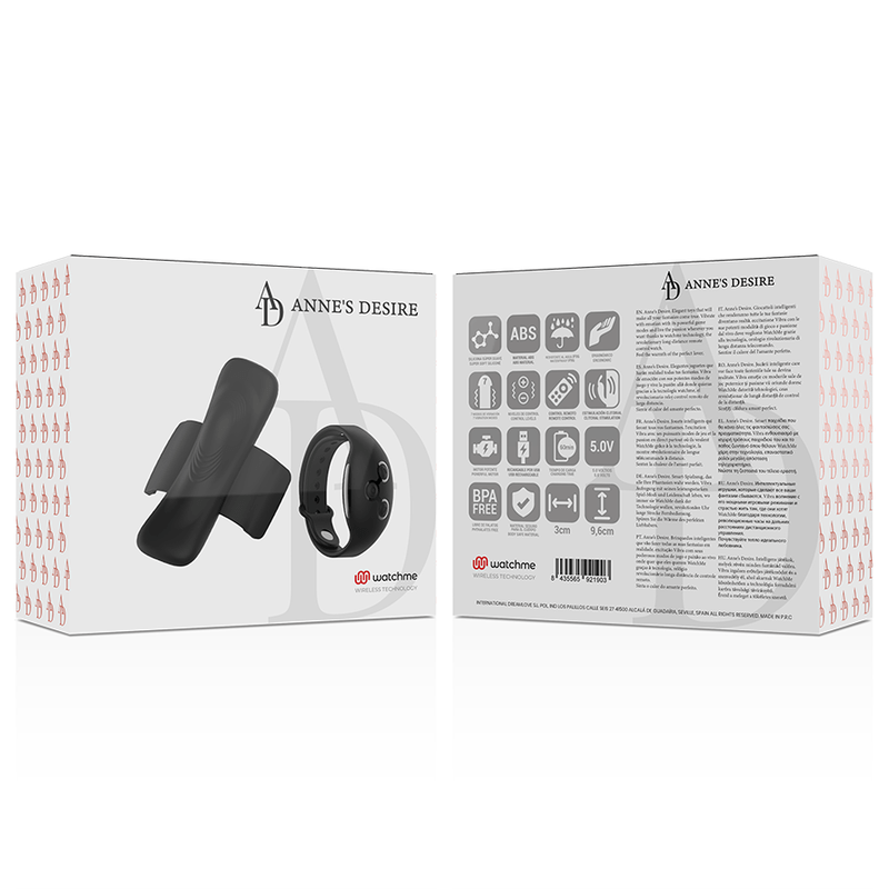 ANNE'S DESIRE - PANTY PLEASURE TECNOLOG A WATCHME PRETO - Toys "n" Us