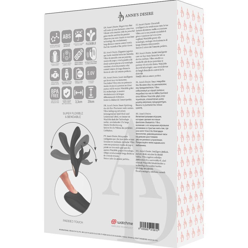 ANNE'S DESIRE - RABBIT TECNOLOGIA DE CONTROLE REMOTO A WATCHME PRETO - Toys "n" Us