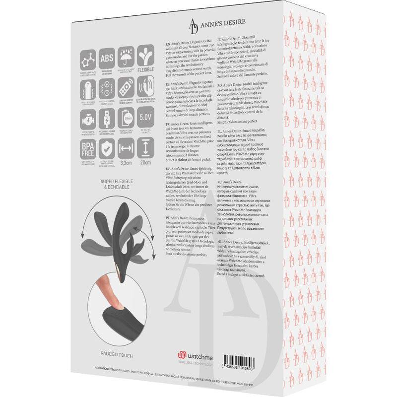 ANNE'S DESIRE - RABBIT TECNOLOGIA DE CONTROLE REMOTO WATCHME PRETO/OURO - Toys "n" Us
