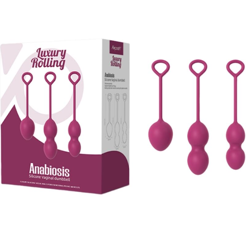 ARMONY - ANABIOSIS VAGINAL DUMBBELL 3 LEVELS BURGUNDY - Toys "n" Us