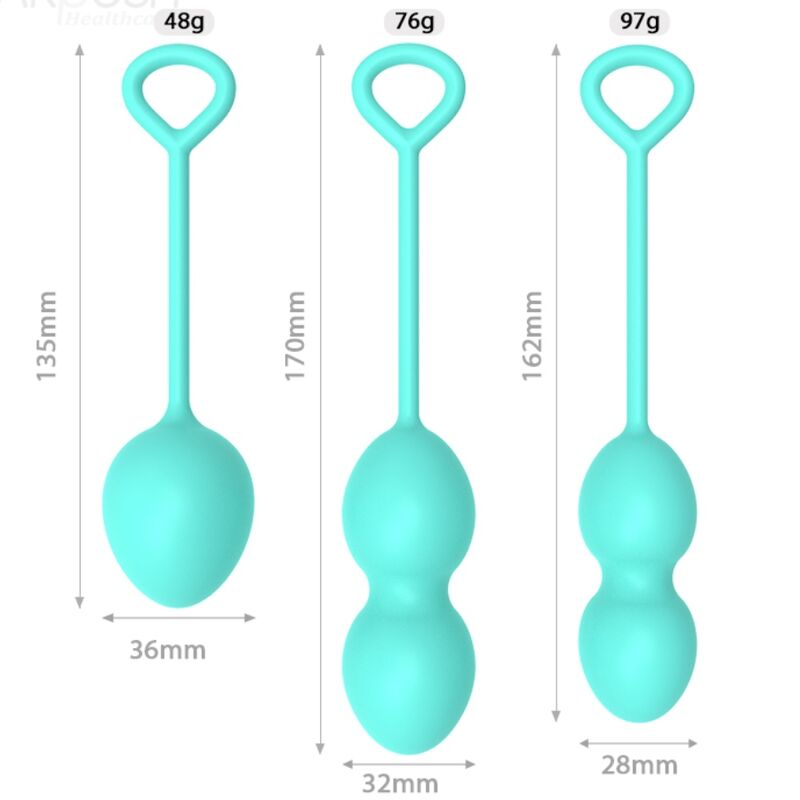 ARMONY - ANABIOSIS VAGINAL DUMBBELL 3 LEVELS GREEN - Toys "n" Us