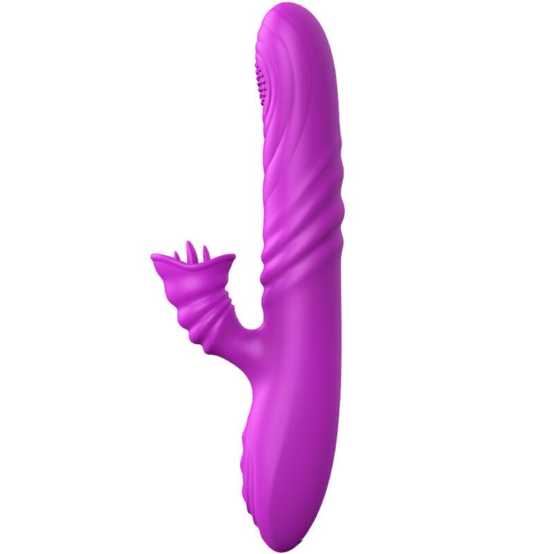 ARMONY - ANGELIA MULTIFUNCTION VIBRATOR WITH STIMULATING TONGUE VIOLET HEAT EFFECT - Toys "n" Us
