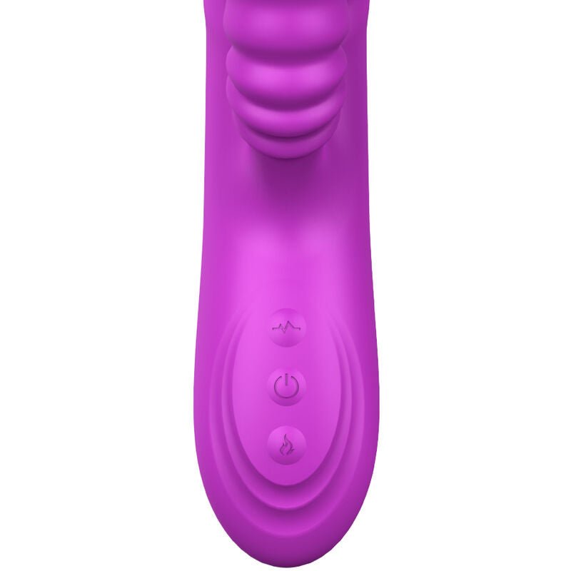 ARMONY - ANGELIA VIBRADOR MULTIFUNO LÍNGUA DUPLA EFEITO DE CALOR VIOLETA - Toys "n" Us
