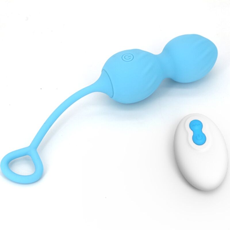 ARMONY - BLOSSOMS VAGINAL DUMBBELL VIBRATION REMOTE CONTROL 10 VIBRATIONS BLUE - Toys "n" Us