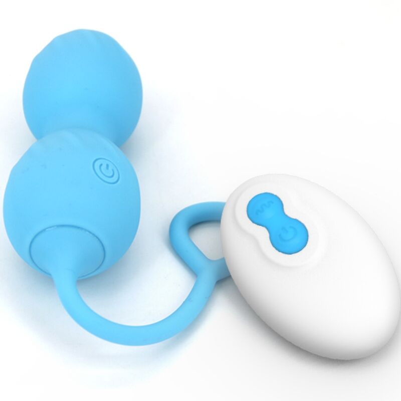 ARMONY - BLOSSOMS VAGINAL DUMBBELL VIBRATION REMOTE CONTROL 10 VIBRATIONS BLUE - Toys "n" Us