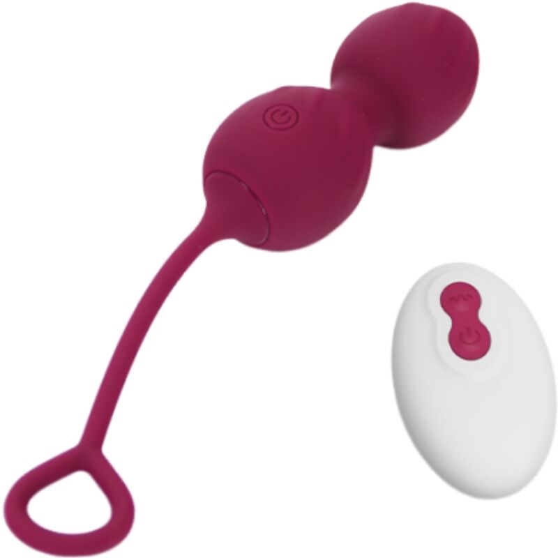 ARMONY - BLOSSOMS VAGINAL DUMBBELL VIBRATION REMOTE CONTROL 10 VIBRATIONS DARK RED - Toys "n" Us