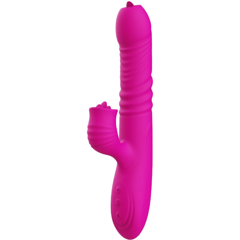 ARMONY - FANNY MULTIFUNCTION DOUBLE TONGUE VIBRATOR FUCHSIA HEAT EFFECT - Toys "n" Us