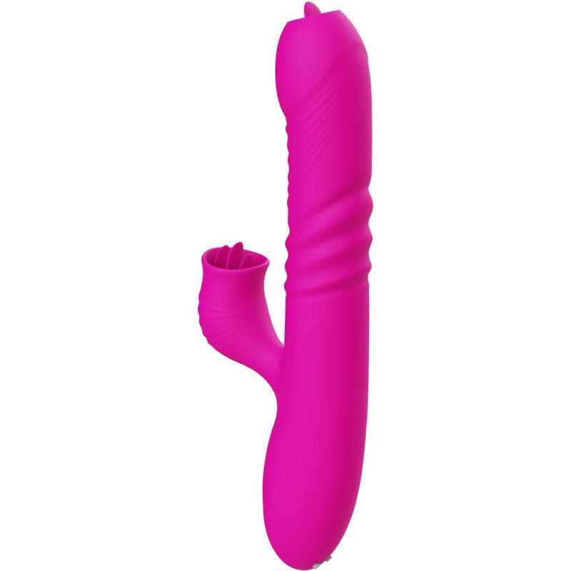 ARMONY - FANNY MULTIFUNCTION DOUBLE TONGUE VIBRATOR FUCHSIA HEAT EFFECT - Toys "n" Us