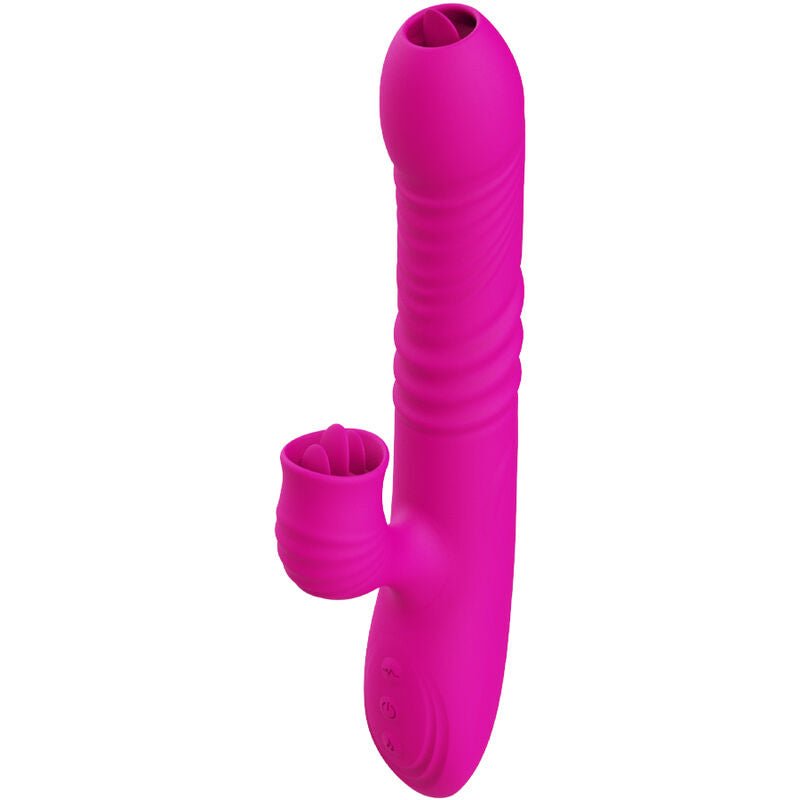 ARMONY - FANNY MULTIFUNCTION DOUBLE TONGUE VIBRATOR FUCHSIA HEAT EFFECT - Toys "n" Us