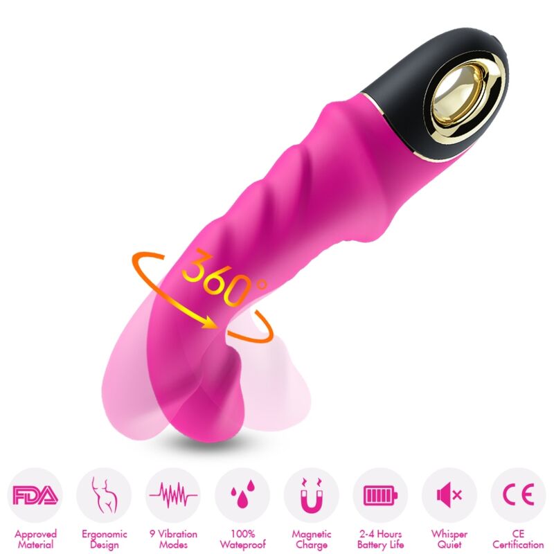 ARMONY - JOYBLADE DILDO VIBRADOR ROTADOR FÚCSIA - Toys "n" Us