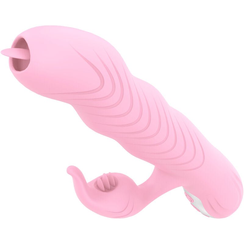 ARMONY - MARCIA VIBRADOR & THRUSTING DUPLA LÍNGUA EFEITO CALOR ROSA - Toys "n" Us